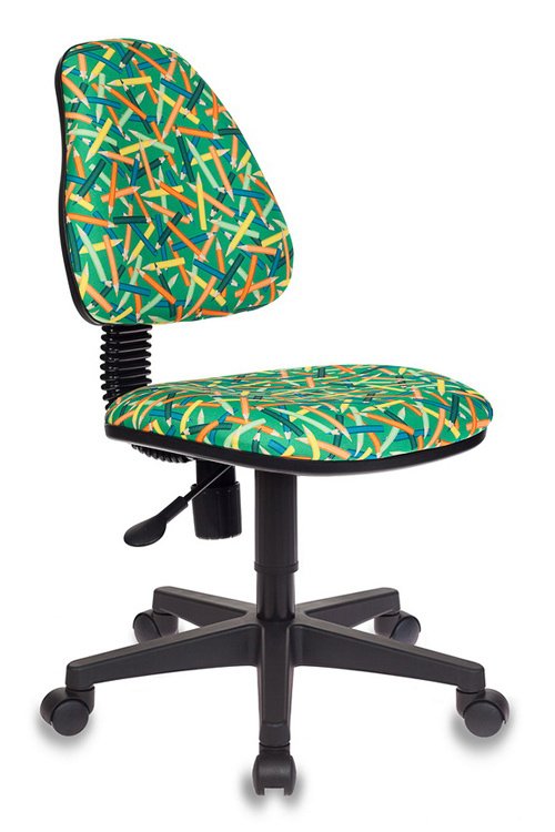 Кресло детское KD-4/PENCIL-GN зеленый карандаши
