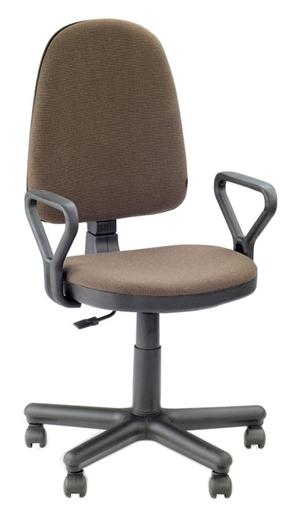 Кресло Престиж GTP FI600 RU ткань c-11 т.коричневый/бежевый