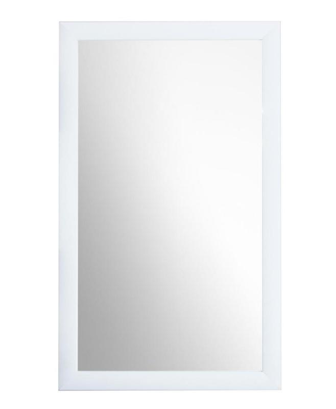 ЗЕКЛ Зеркало настенное "Катаро-1", рама MDF (60*100) (белый шелк)